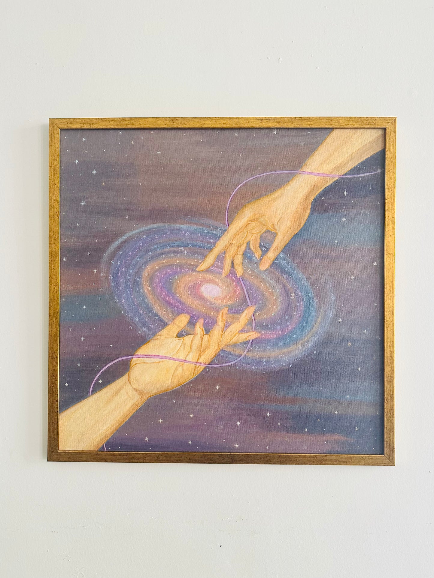 Intertwined souls - Painting