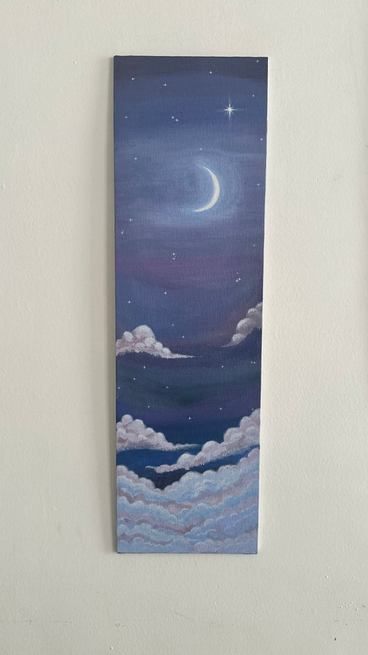 Dreamy night sky- Painting
