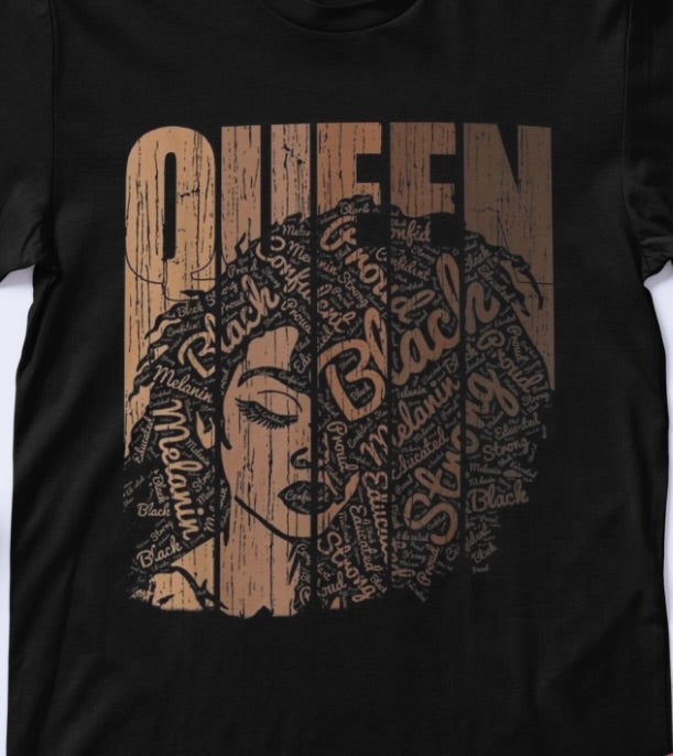 Pure cotton round neck black t-shirt for Women